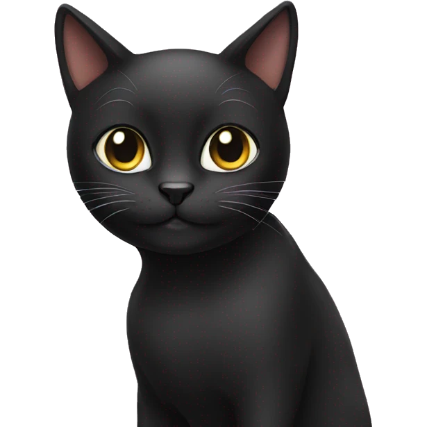 Black cat emoji