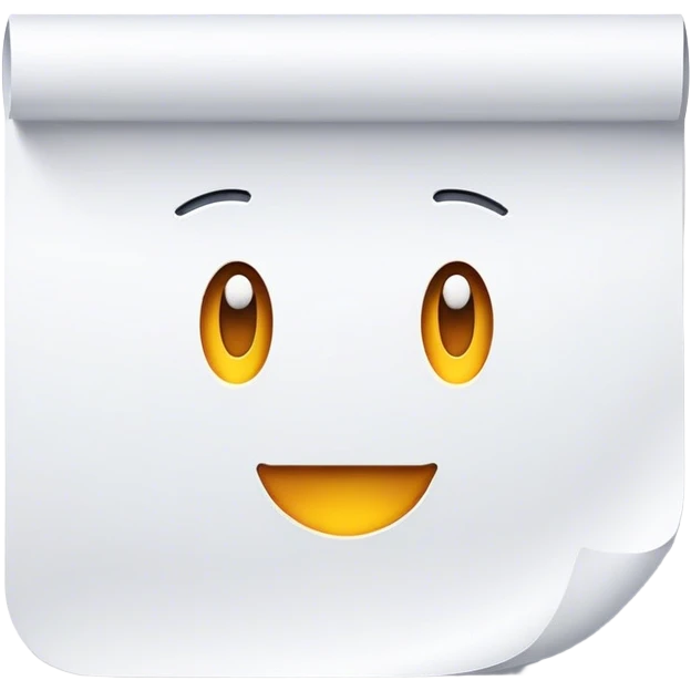 Paper emoji