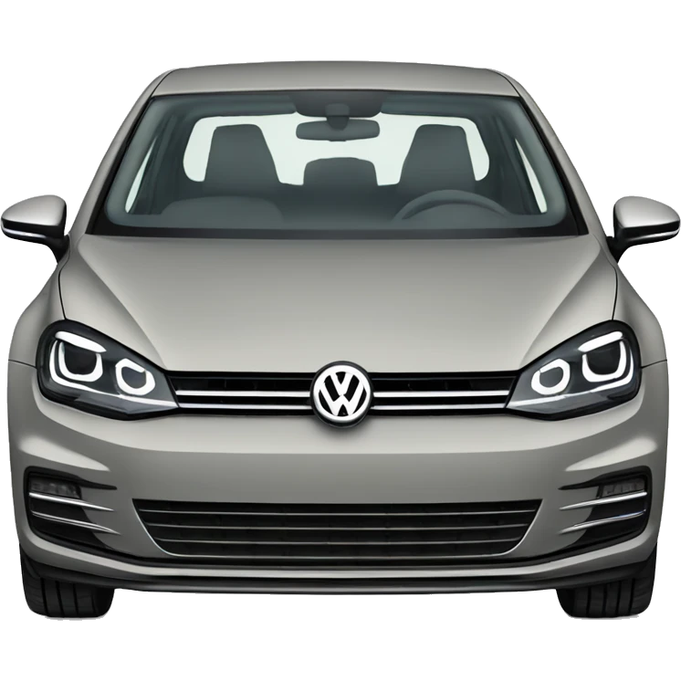 Volkswagen Golf with bull horns  emoji