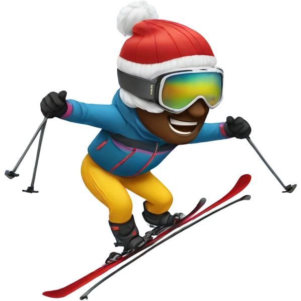 skiing emoji