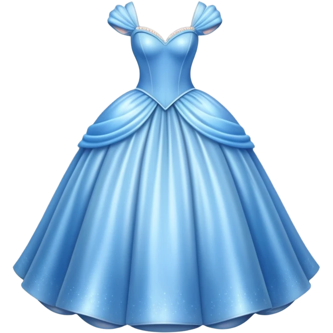 Cinderella’s dress emoji