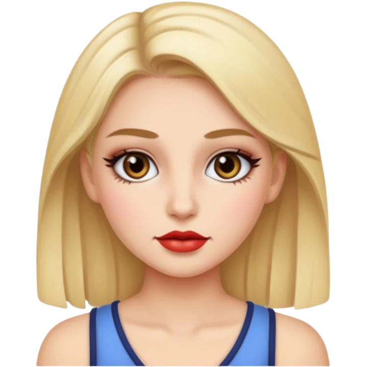 Fille maquiller emoji