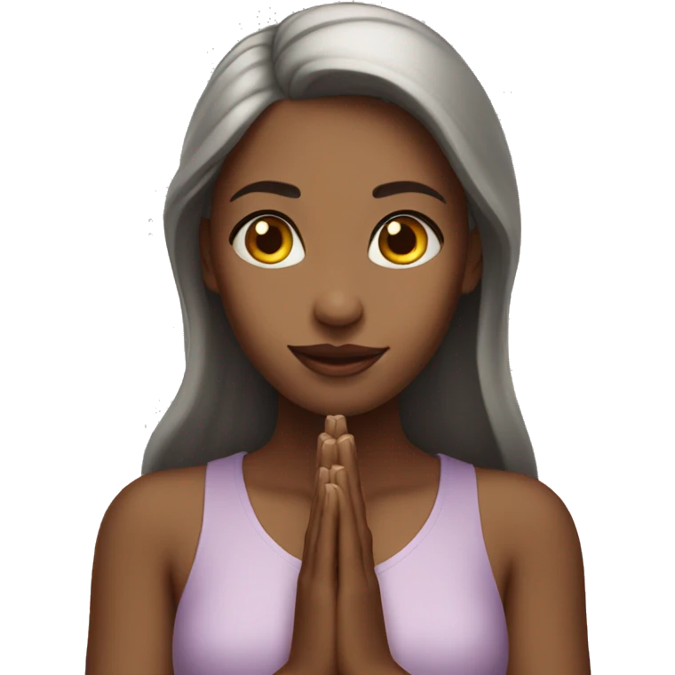 Party girl prayer emoji