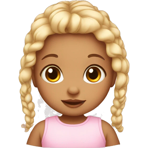 Baby girl  emoji