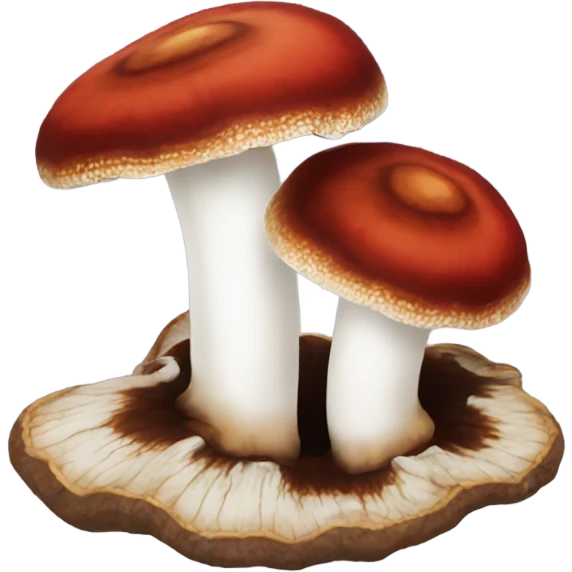 Ganoderma red and white emoji
