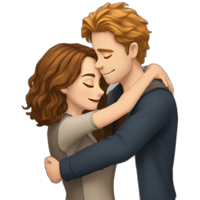 Harry-hermione-hug emoji