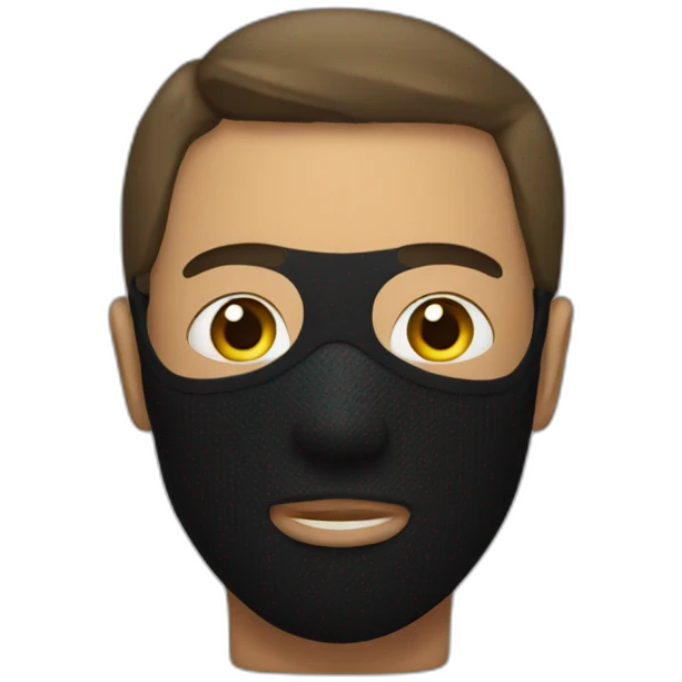 Guy with a ski mask  emoji