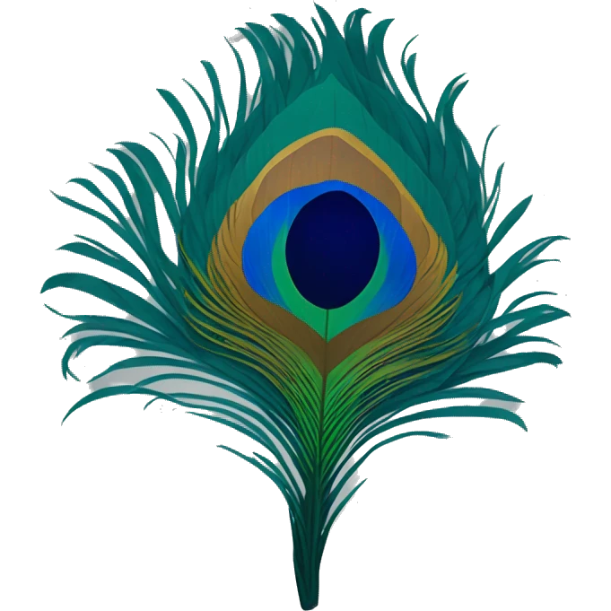 peacock feather  emoji
