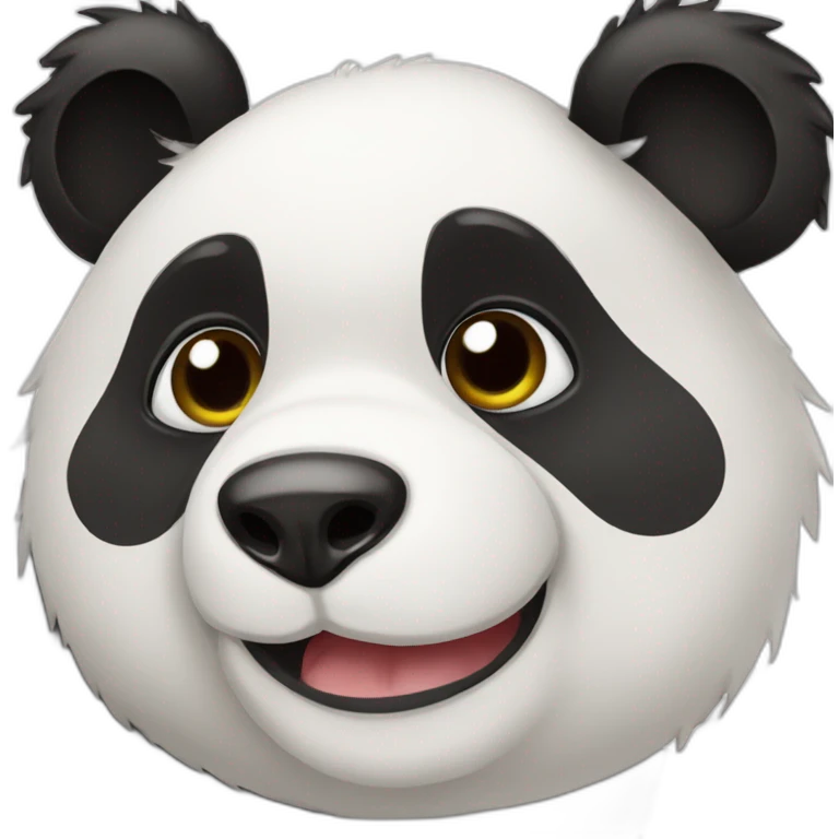 Panda calin chien emoji