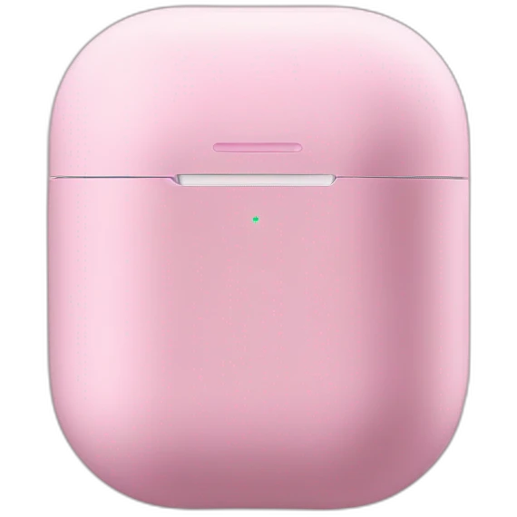 apple airpods max in pink emoji