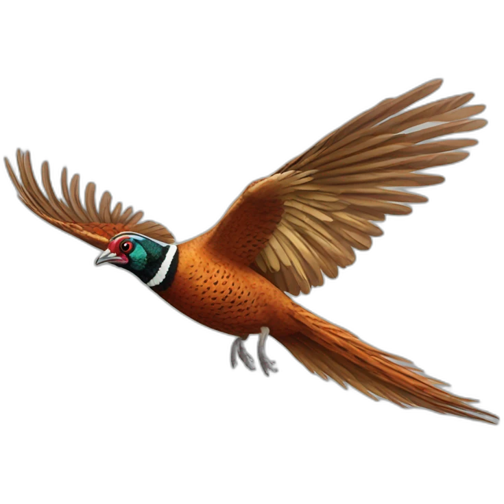 pheasant flying emoji