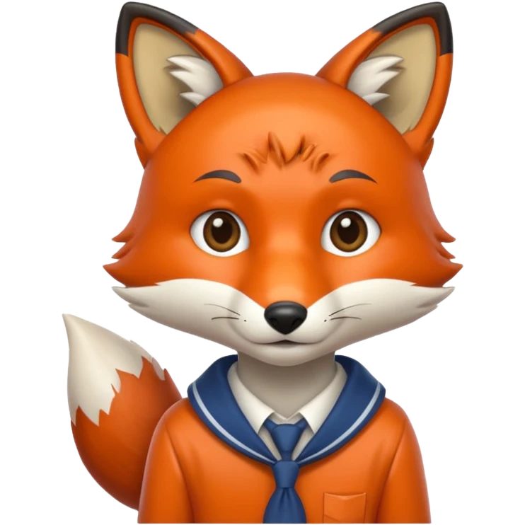 student fox emoji