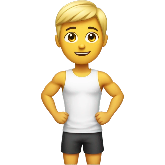 Gym boy emoji
