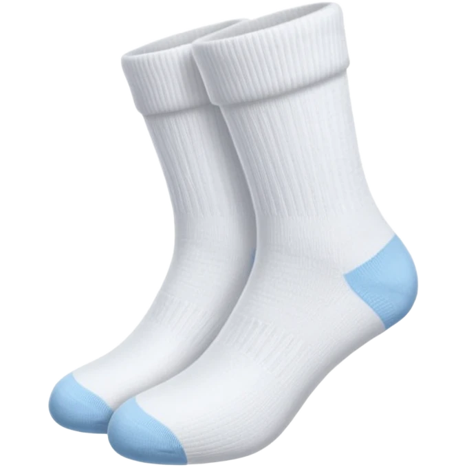 white socks emoji