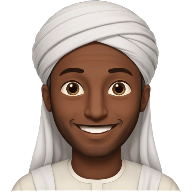 Arabic man says asalmau aliukum emoji