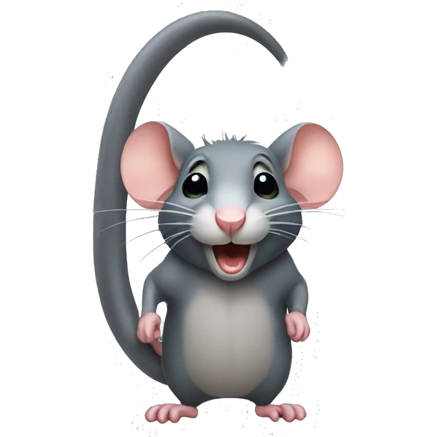Rat on hook emoji