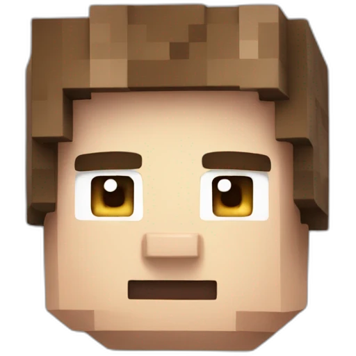 Minecraft steve emoji