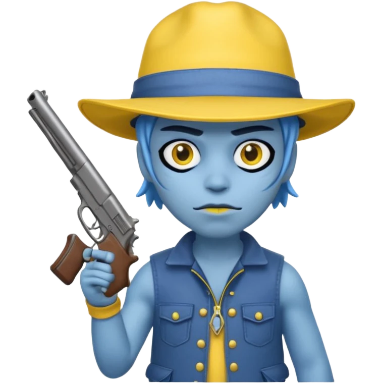 
Make a image of 67 foot with legs and hands they’re blue and 2026  that have yellow legs and yellow hunch and they’re they’re old they have the gun emoji