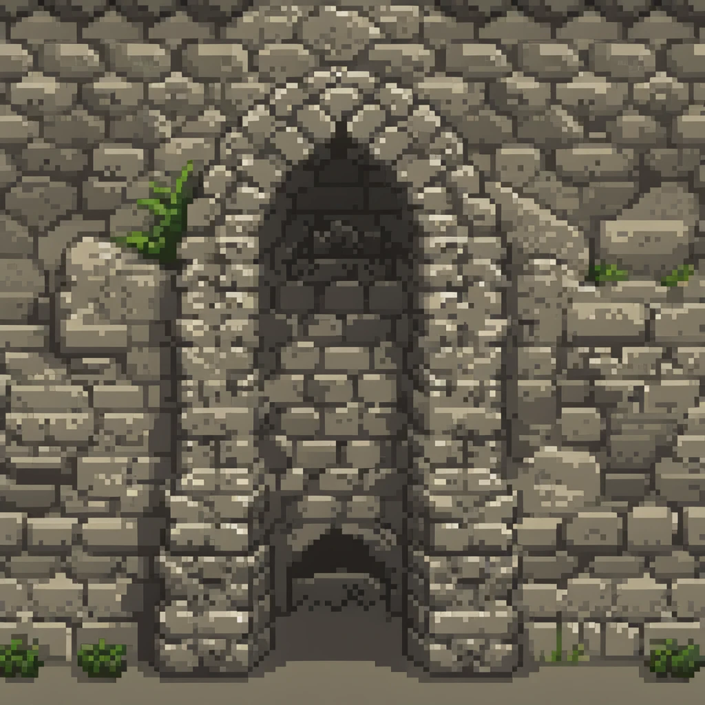 Big stone walls emoji