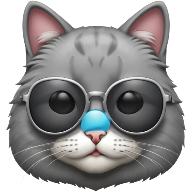Cat wearing sunglasses emoji