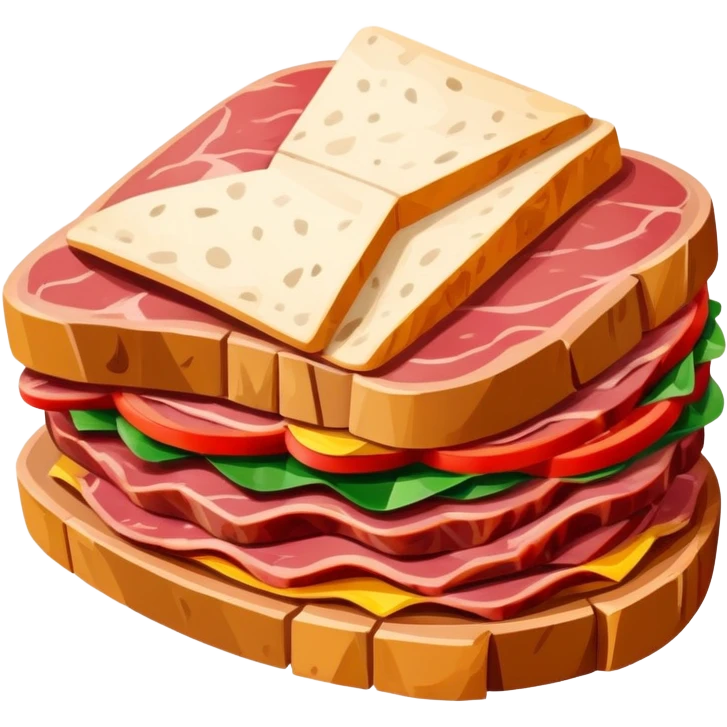 picasso abstract SPAM MEAT art painting  emoji
