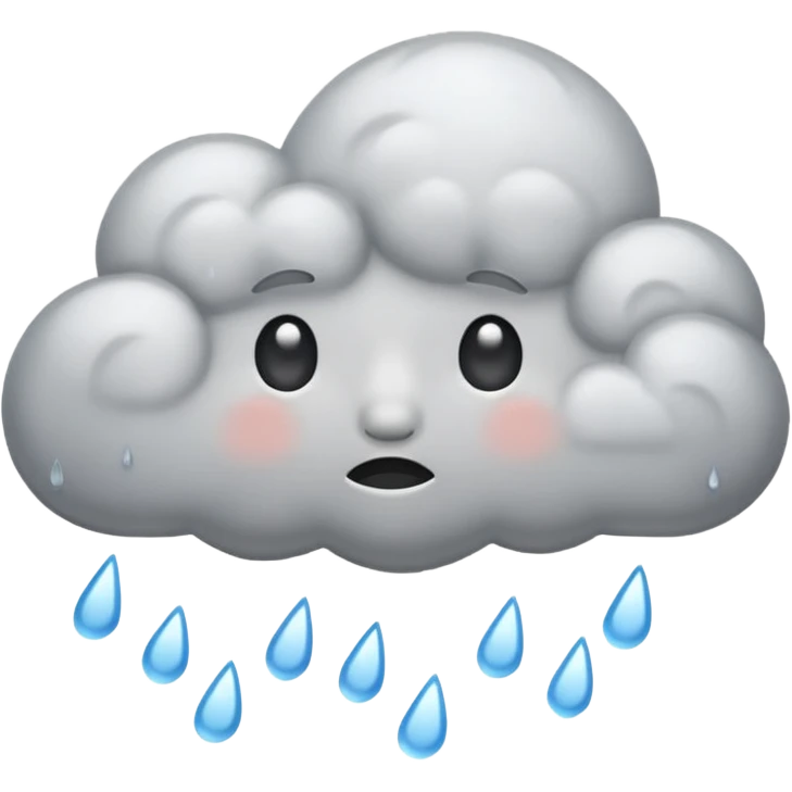 a sad cloud emoji