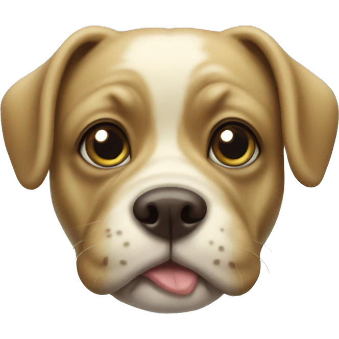 frog face dog emoji