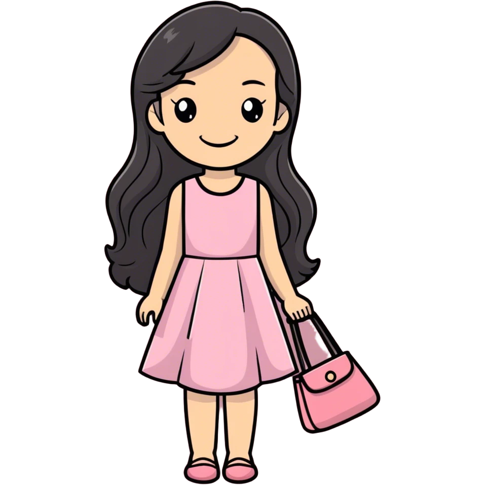 Girly girl emoji