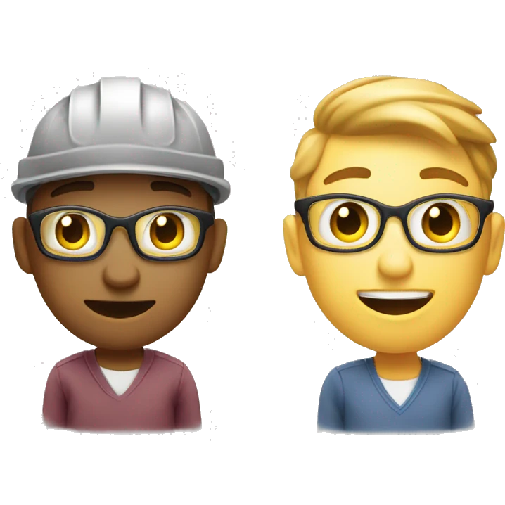 draw the difference in Environment at workplace and college  emoji