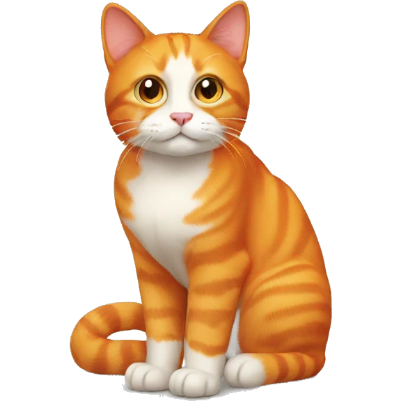 orange cat emoji