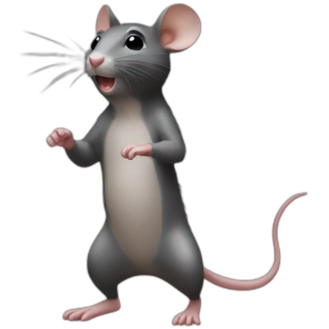 Un rat qui twerk emoji