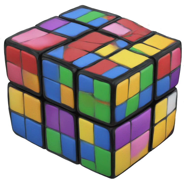 Rubiks cube emoji