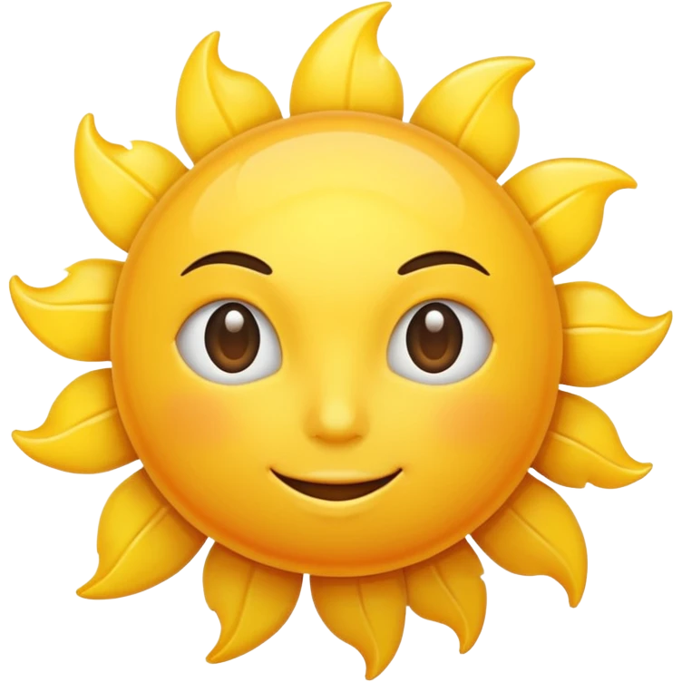 Sun emoji