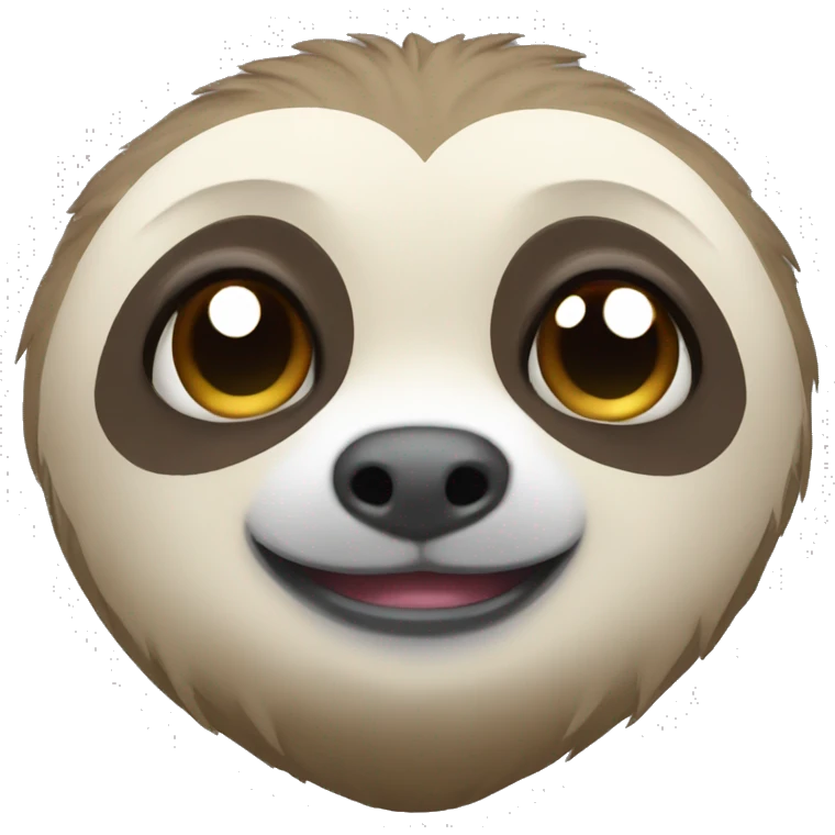 cute andriod sloth, head only emoji
