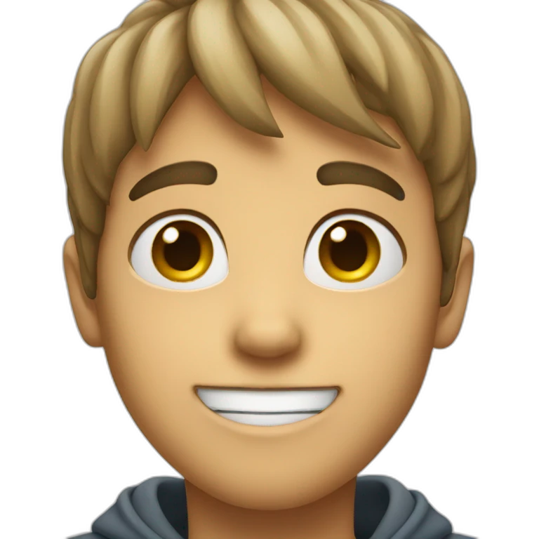 Boy face happy emoji