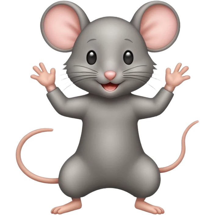 Mouse dancing emoji