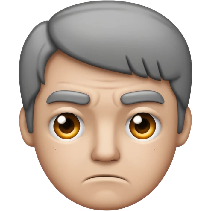 Sad face and thumbs down emoji