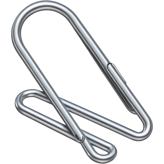 Traditional paper clip  emoji