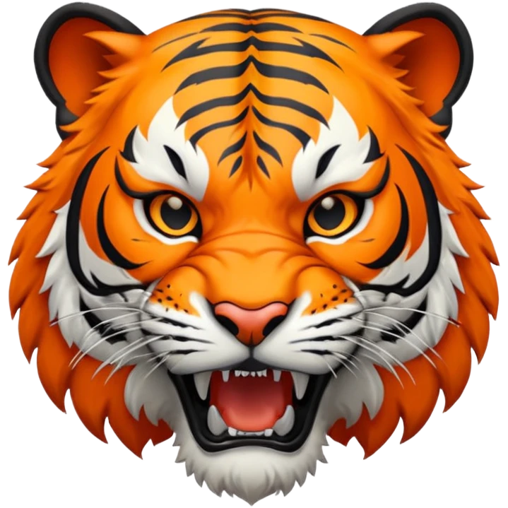 Harrisburg High School Tiger Logo with H emoji