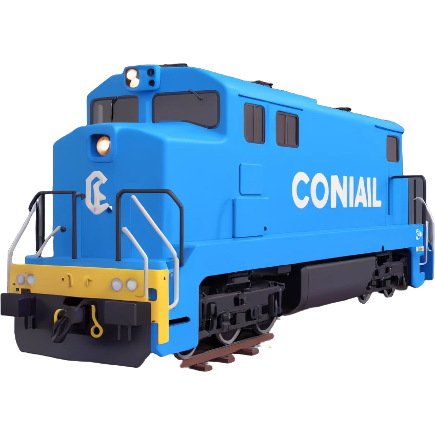 Conrail electric boxy locomotive emoji