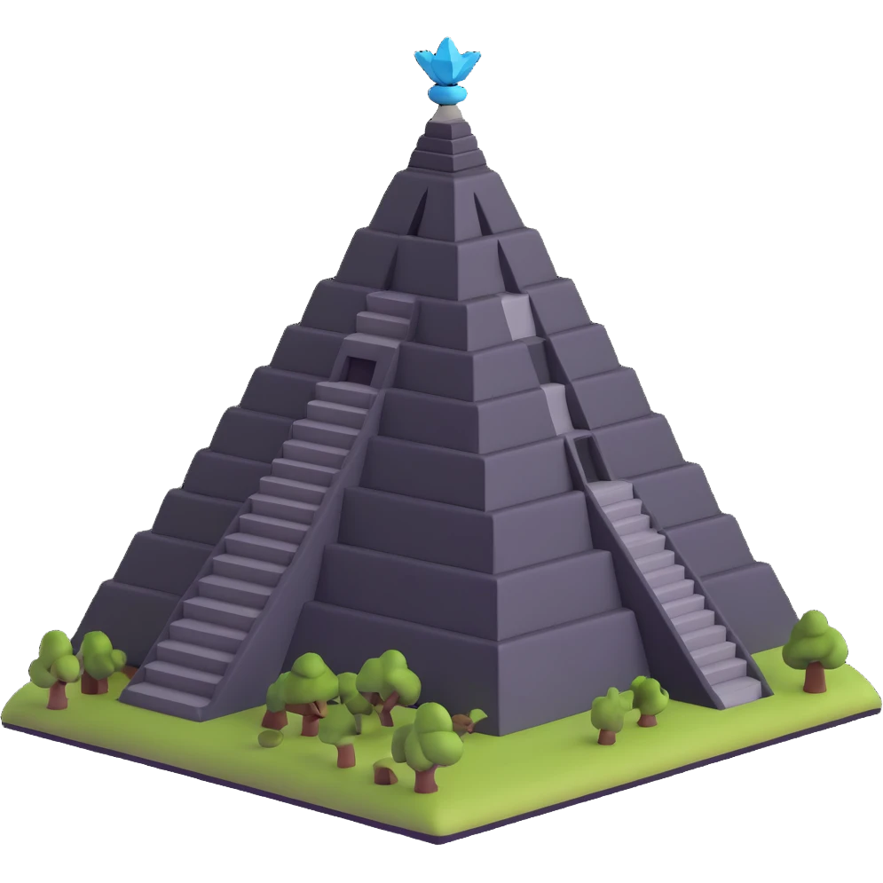 Toltec pyramid temple emoji