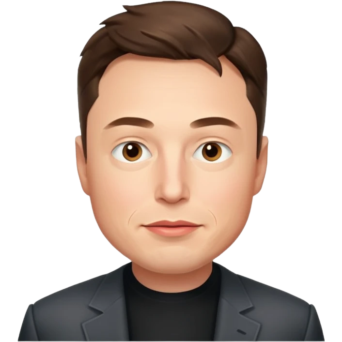 Elon Musk emoji