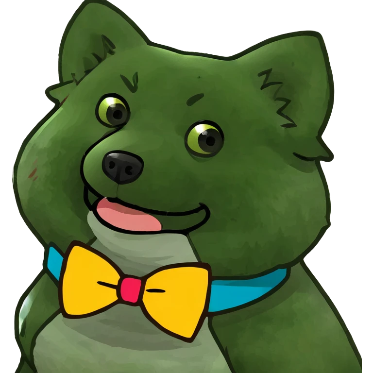 Померанский Шпиц улыбается emoji