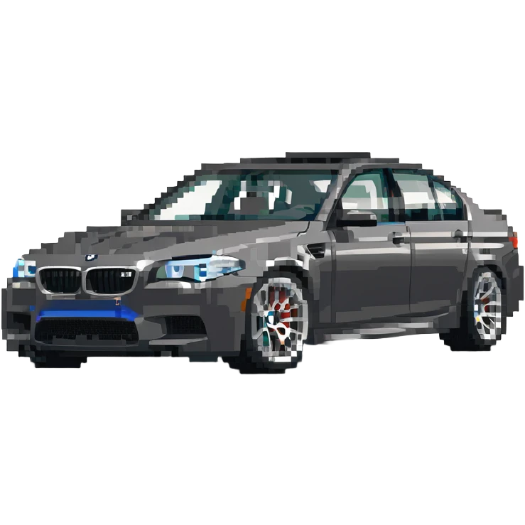 BMW M5 performance sedan emoji