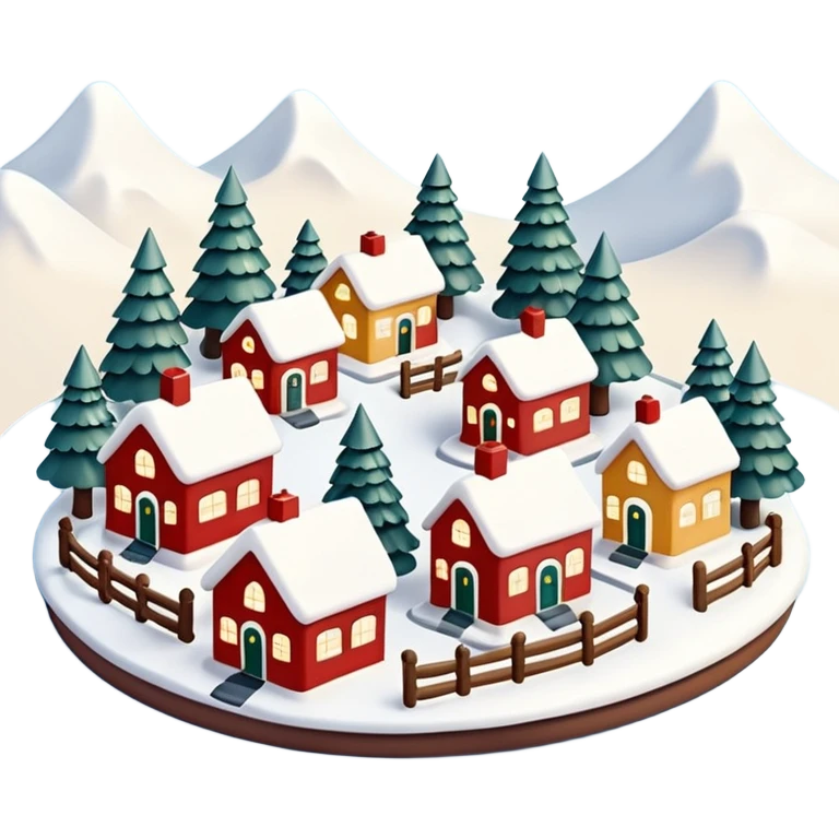 christmas village emoji