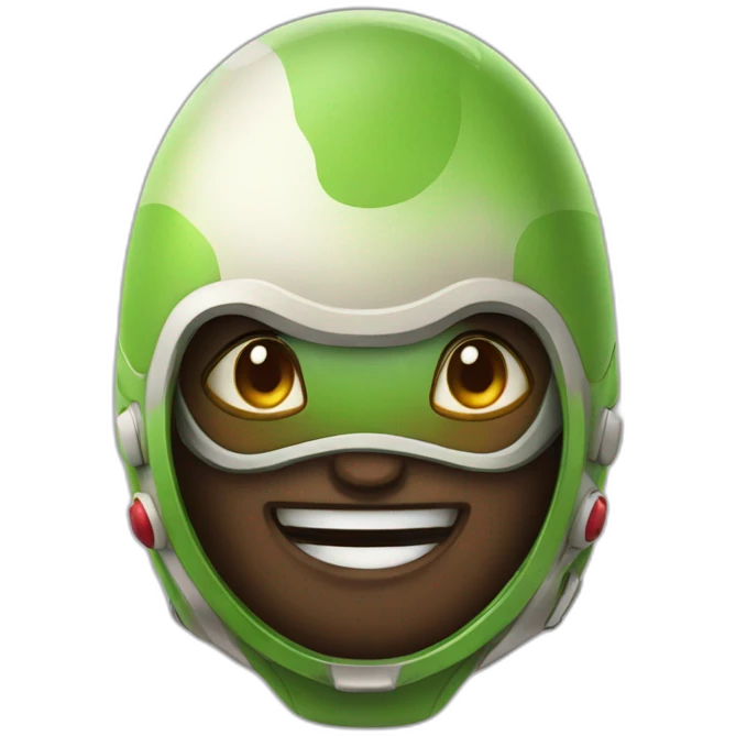 Martian is happy emoji