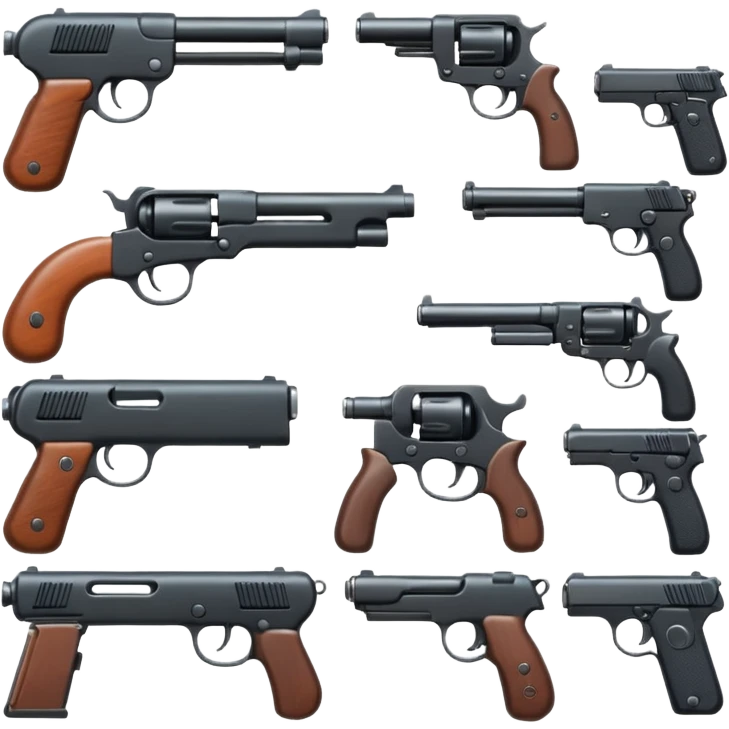 multiple guns emoji