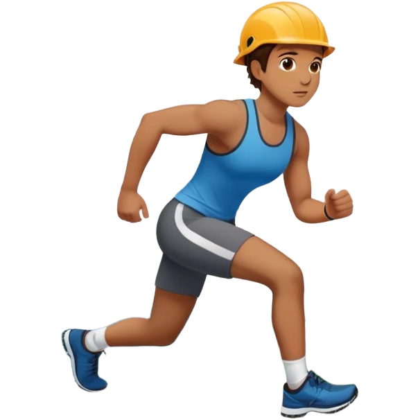 Person doing mountain climber exercise emoji