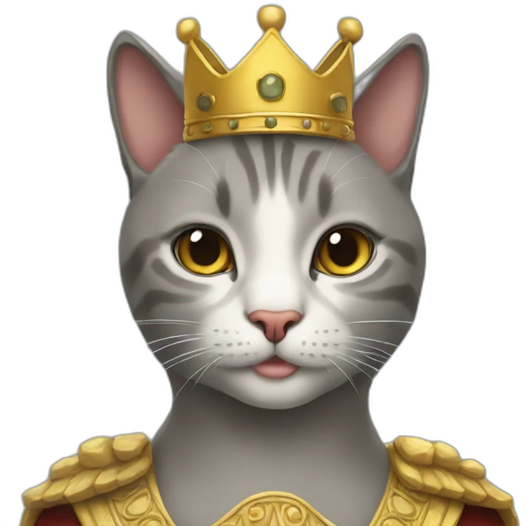 Cat femal king emoji