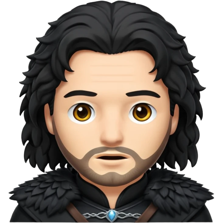 Tu peux créer un emojis Jon snow emoji